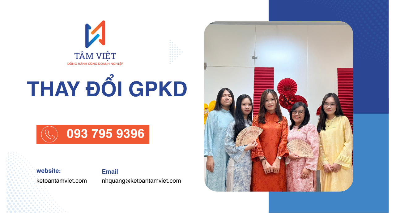 THỦ TỤC THAY ĐỔI GIẤY PHÉP KINH DOANH Thay doi giay phep kinh doanh